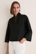 Black Long Sleeve Celeste Top